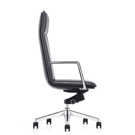 FURICCO Leather High Density Foam Executive Genuine Leather Office Chair for Poject A1819