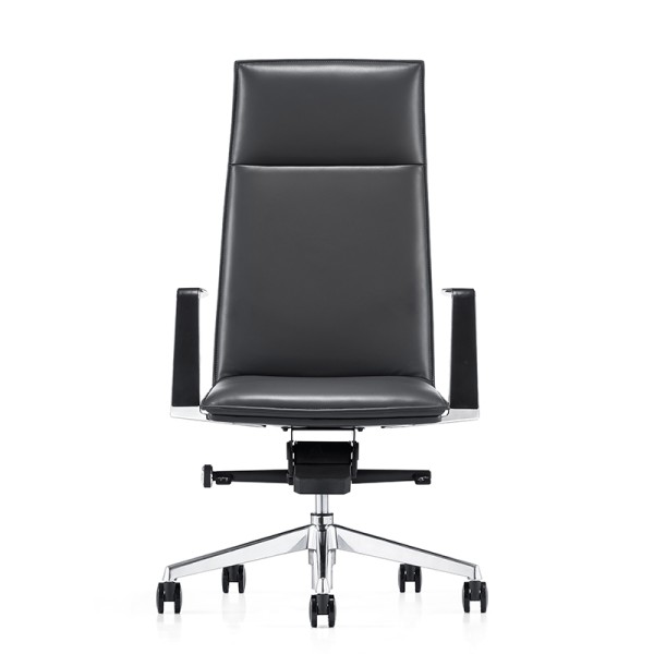 FURICCO Leather High Density Foam Executive Genuine Leather Office Chair for Poject A1819