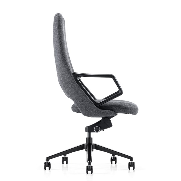 FURICCO High Quality Aluminium Armrest Comfortable Swivel Executive Leather Office Chair A1805-1