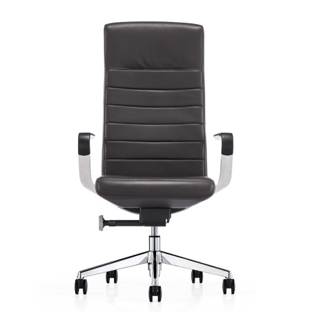 FURICCO Tradtitonal Style High Back Executive Chair Swivel Leather Office Chairs A1801-1