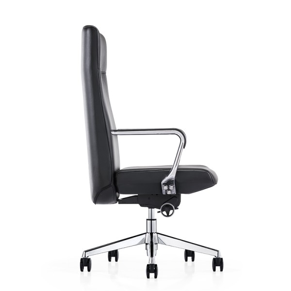 FURICCO Tradtitonal Style High Back Executive Chair Swivel Leather Office Chairs A1801