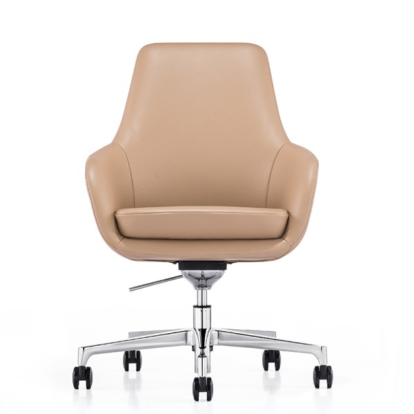 FURICCO Wholesale Minimalistic Swivel Chair Fabric Leather Hotel Reception Lounge Chair A1800