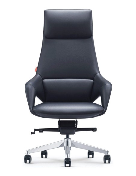 Крісло Furicco FK005, шкіряне, чорне