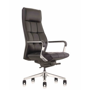 FURICCO Classical American Style PU Genuine Leather Manager Executive Office Chair A2116