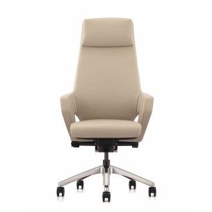 FURICCO High Class Hollow Armrest Swivel Boss Chair Executive Genuine Leather Office Chair A2112 2