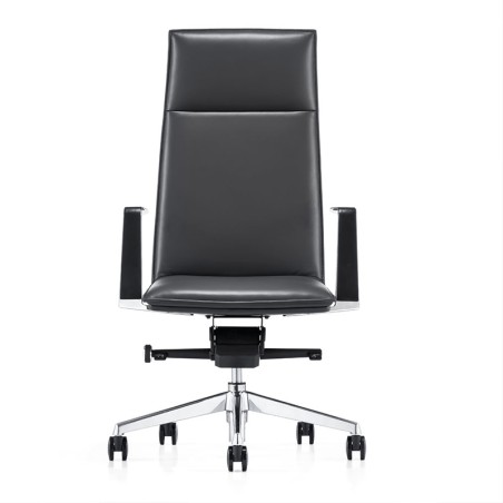 Adjustable height, slim and elegant executive chair