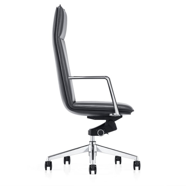 Adjustable height, slim and elegant executive chair