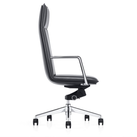 Adjustable height, slim and elegant executive chair