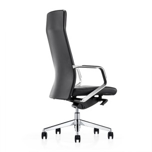 Height Adjustable Office Leather Managers Chair with Padded Arms A1811 2