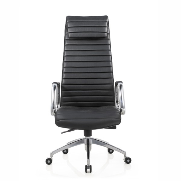 Metal swivel base manager director high back chair 9186