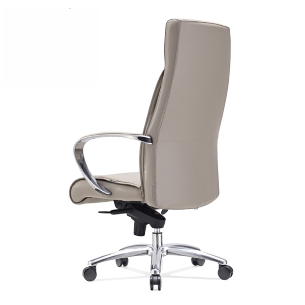 Luxury brown leather modern swivel conference executive office chair 9164