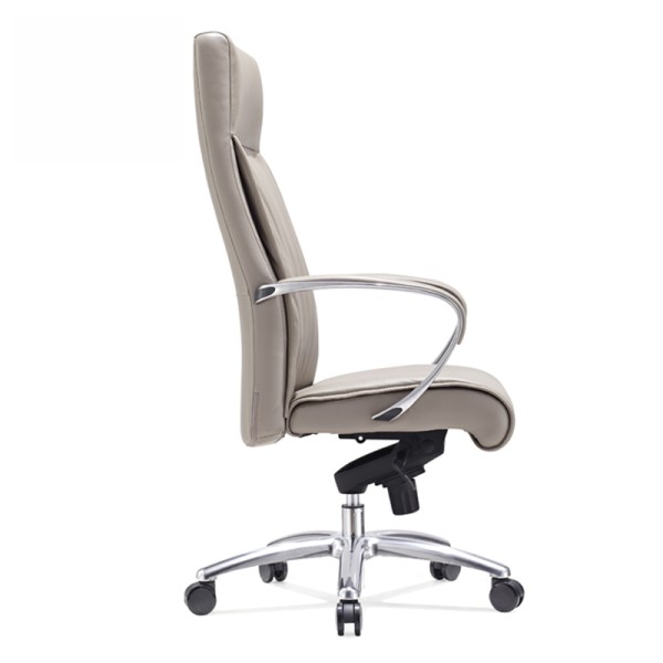 Luxury brown leather modern swivel conference executive office chair 9164