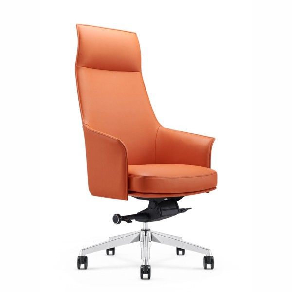 Professional High Back Leather Office Seating Furniture A1918