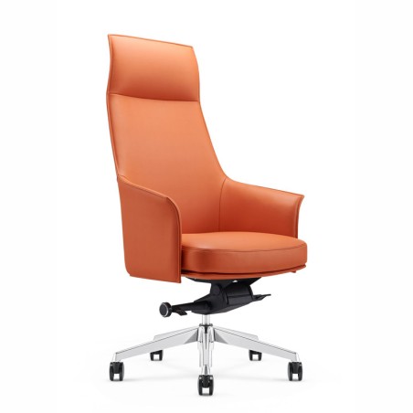 Professional High Back Leather Office Seating Furniture A1918