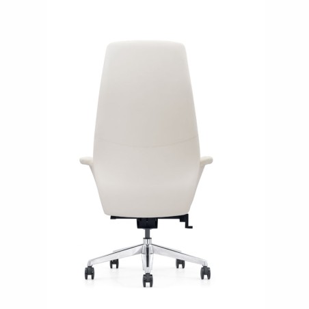 modern revolving white leather office executive chair A1612