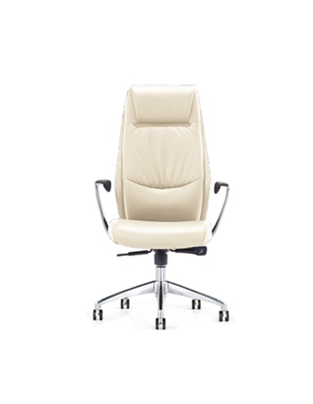 9184 Modern French Commercial High Back Executive Black Leather Swivel Office Chairs