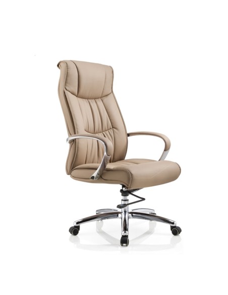 9180 High Back Beige/Black PU Seating For office Furniture